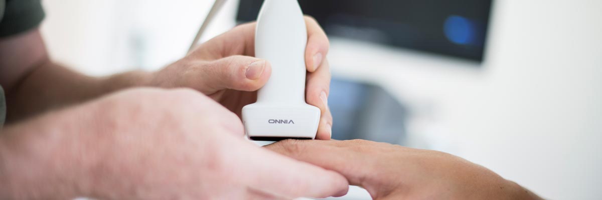 Gelenkuntersuchung mit Ultraschall